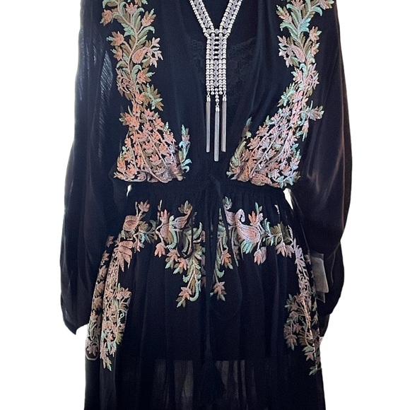 Free People NWT BLACK DRESS - Picture 3 of 8